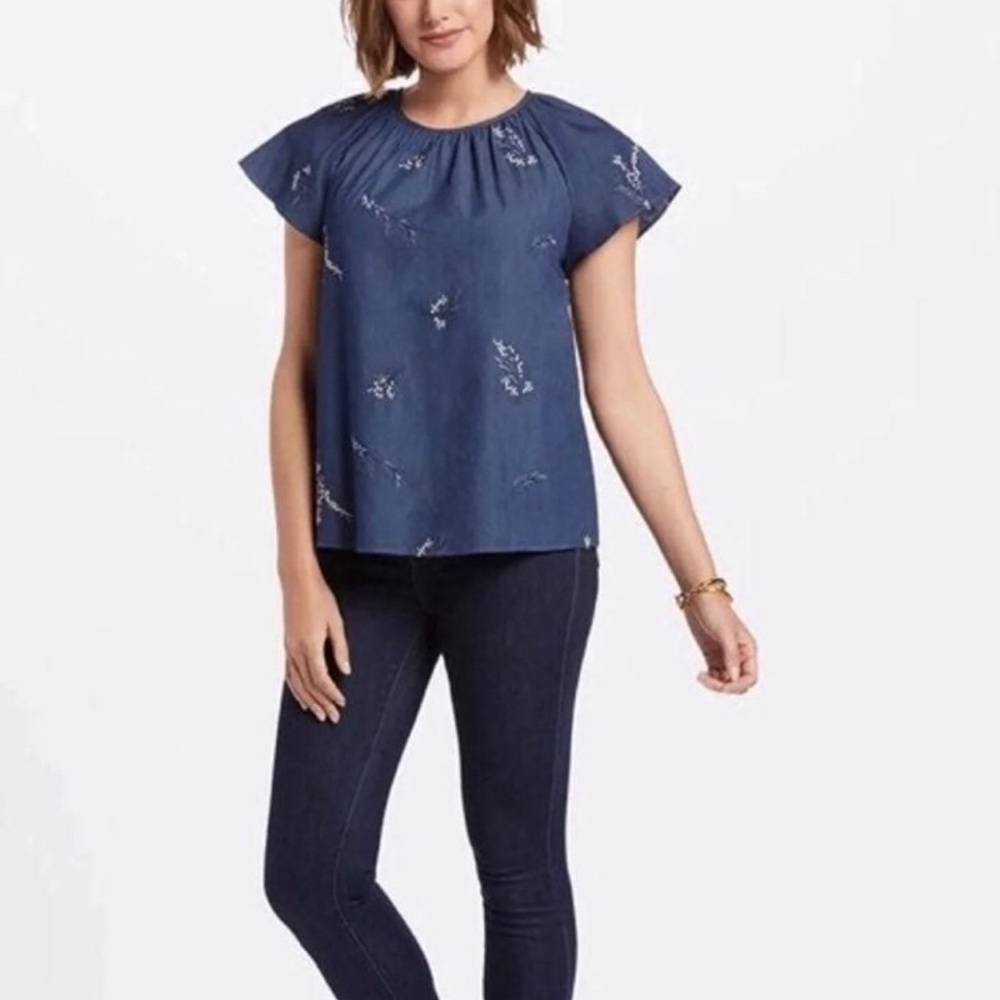 Draper James chambray swing shirt
